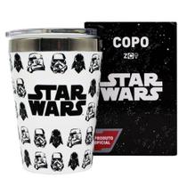 Copo Viagem Snap Stormtroopers e Darth Vader Star Wars 300ml - Zona Criativa Copo Viagem Snap Stormtroopers e Darth Vader Star Wars 300ml - Zona Criativa