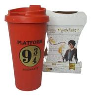 Copo Viagem Tampa Harry Potter 500ml Hogwarts Prod Original