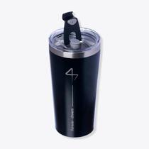 Copo Viagem Térmico Thermal 500ml Forever Cheers Preto 10024808 Copo Viagem Térmico Thermal 500ml Forever Cheers Preto 10024808
