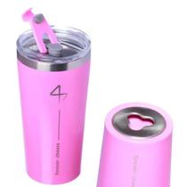 Copo Viagem Thermal 500ml Forever Cheers Rosa Copo Viagem Thermal 500ml Forever Cheers Rosa