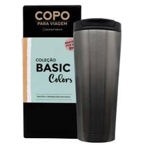 Copo Viagem Tumbler 400ml Colors Degrade Preto