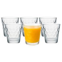 Copo Vidro 250ml Suco água POP jogo com 6 Transparente Copo Vidro 250ml Suco água POP jogo com 6 Transparente