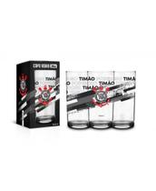 Copo vidro 300ml times - corinthians ref:14567 Copo vidro 300ml times - corinthians ref:14567