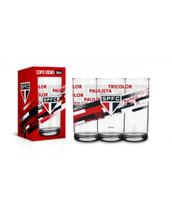 Copo vidro 300ml times - sao paulo ref:14566