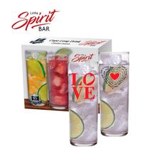 Copo Vidro 320ml Long Drink Love 2 Peças Ruvolo Copo Vidro 320ml Long Drink Love 2 Peças Ruvolo