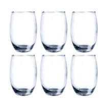 Copo Vidro 450ml Redondo BELLAGIO Jogo com 6 Transparente