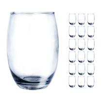 Copo Vidro 450ml (Suco, água) BELLAGIO kit com 18 Transp. Copo Vidro 450ml (Suco, água) BELLAGIO kit com 18 Transp.