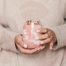 Copo Vidro California Charmoso Água Bebidas Chic 440ML - 24 UNI