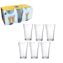 Copo Vidro Cerveja Chopp Bar Boteco 200ml - Kit 6 Unidades