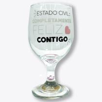 Copo Vidro Magic Feliz Contigo 400ml