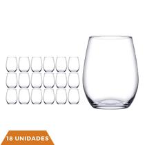 Copo Vidro Redondo Transparente Duravel 440ml Amber - 18 Un Copo Vidro Redondo Transparente Duravel 440ml Amber - 18 Un
