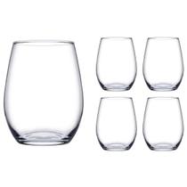 Copo Vidro Redondo Transparente Duravel 440ml Amber - 4 Un