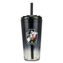 Copo Vidro Transparente Canudo E Tampa 750ml - Vasco Copo Vidro Transparente Canudo E Tampa 750ml - Vasco