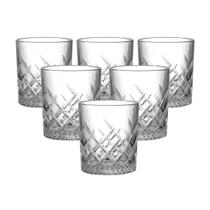 Copo Vidro Whisky 330Ml 6 Peças Transparente Diamant Copo Vidro Whisky 330Ml 6 Peças Transparente Diamant