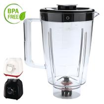 Copo Walita para Liquidificador Daily Clean Cristal RI 2101 RI 2102 RI 2103 Tampa Preta Livre de BPA Copo Walita para Liquidificador Daily Clean Cristal RI 2101 RI 2102 RI 2103 Tampa Preta Livre de BPA
