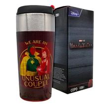 Copo Wanda Vision Visão Semitérmico C/ Tampa Oficial Marvel Zona Criativa Copo Wanda Vision Visão Semitérmico C/ Tampa Oficial Marvel Zona Criativa