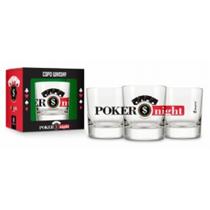 Copo Whisky Atol 310ml Poker Night - Brasfoot Copo Whisky Atol 310ml Poker Night - Brasfoot