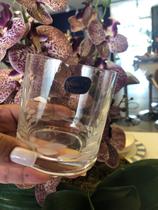 Copo Whisky Bohemia Cristal Folhas 280ml Copo Whisky Bohemia Cristal Folhas 280ml