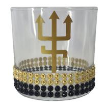 Copo Whisky Exu do Ouro Chama Dinheiro Tridente 230 ml