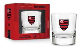 Copo Whisky Flamengo Wisk Drink Bebida Torcedor Time Oficial