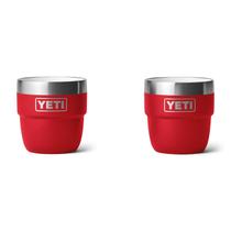 Copo YETI Rambler Empilhável 120ml (2 Unidades) - Aço Inoxidável - Vermelho Copo YETI Rambler Empilhável 120ml (2 Unidades) - Aço Inoxidável - Vermelho