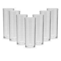 Copos Acrilícos Premium 30pçs Long Drink 330ml Várias Cores Copos Acrilícos Premium 30pçs Long Drink 330ml Várias Cores