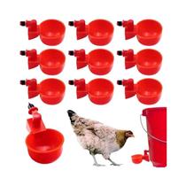 Copos Bebedouros Para Galinhas, Patos, Perus E Coelhos Com Rosca De 3/8 Polegadas - 10, 20 Ou 30