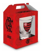 Copos Brasfoot Flamengo Dose - Branco Copos Brasfoot Flamengo Dose - Branco