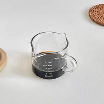 Copos Café Espresso 75/120ml Cilindro De Vidro Graduado
