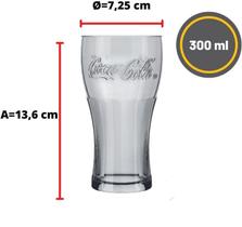 Copos Contour Coca Cola Nadir Verde ou de Cristal 300 ml