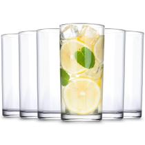 Copos de Acrílico Zulay Kitchen - Kit com 6 Peças (480ml)