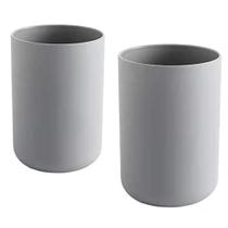 Copos de banheiro wongwongcat 300 ml, 2 unidades, cinza inquebrável