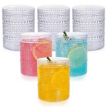 Copos de bebida Joyido Hobnail 400 ml Vintage Clear 18 unidades Copos de bebida Joyido Hobnail 400 ml Vintage Clear 18 unidades
