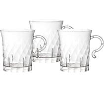 Copos de café/chá girados Party Essentials, 240 ml, transparentes, 20 unidades Copos de café/chá girados Party Essentials, 240 ml, transparentes, 20 unidades
