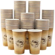 Copos de café de papel descartáveis Clawsoff, pacote 180, 480 ml, 16 onças