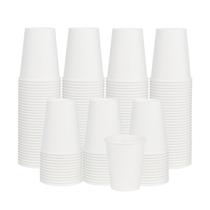 Copos de café de papel descartáveis ECOEXTRA 240mL, pacote 400, brancos Copos de café de papel descartáveis ECOEXTRA 240mL, pacote 400, brancos