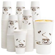 Copos de café de papel descartáveis Lamosi 16 onças (pacote 180)