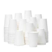 Copos de café de papel descartáveis YEEHAW 350mL 500 Pack White Copos de café de papel descartáveis YEEHAW 350mL 500 Pack White