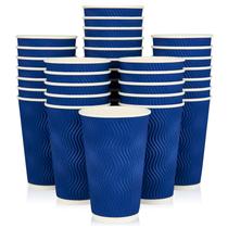 Copos de café de papel JollyPack 480ml, pacote com 60 unidades, resistentes ao calor Copos de café de papel JollyPack 480ml, pacote com 60 unidades, resistentes ao calor