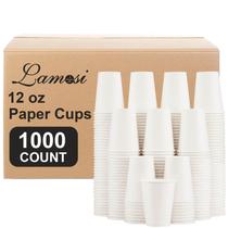 Copos de café de papel Lamosi 12 onças 1000 unidades para quente ou frio