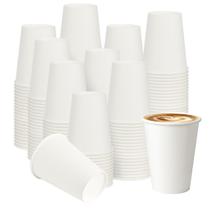 Copos de café de papel VPACKDUO, pacote 300, 350 ml, brancos sem vazamentos