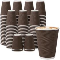 Copos de café descartáveis Clawsoff 350 ml, 100 unidades, isolados