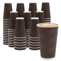 Copos de café descartáveis Clawsoff, 500 ml, 90 unidades, papel de 16 onças