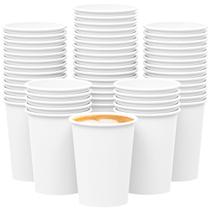 Copos de café descartáveis de papel branco 210mL (7oz) Qunclay Copos de café descartáveis de papel branco 210mL (7oz) Qunclay
