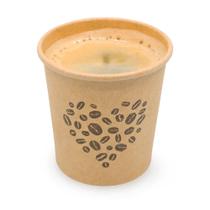 Copos de café descartáveis ECODESIGN-US 120mL, pacote com 100 - Kraft Copos de café descartáveis ECODESIGN-US 120mL, pacote com 100 - Kraft