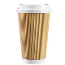 Copos de café descartáveis GUSTO Comfy Package 500mL 50 conjuntos Copos de café descartáveis GUSTO Comfy Package 500mL 50 conjuntos