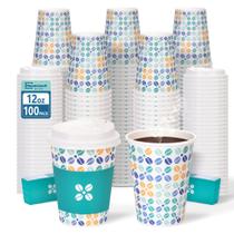 Copos de café descartáveis Homestockplus 355mL (100 unidades)