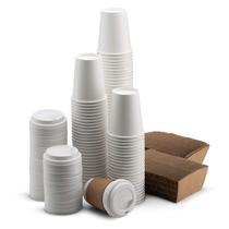 Copos de café descartáveis NYHI 240mL White Paper, pacote com 200 Copos de café descartáveis NYHI 240mL White Paper, pacote com 200