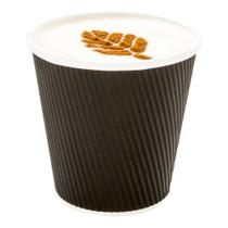 Copos de café descartáveis Restaurantware 8oz 500 Double Wall