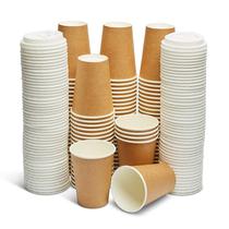 Copos de café GEEONYX, reutilizáveis, descartáveis, 350 ml, pacote com 100 Copos de café GEEONYX, reutilizáveis, descartáveis, 350 ml, pacote com 100